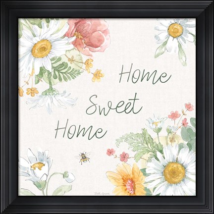 Framed Daisy Days VII Print