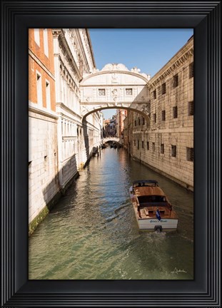 Framed Bridge of Sighs Print