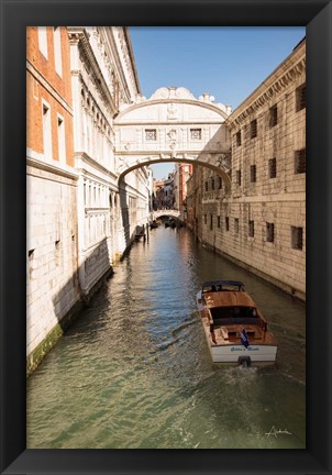 Framed Bridge of Sighs Print