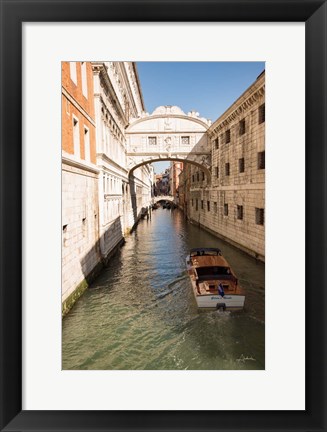 Framed Bridge of Sighs Print