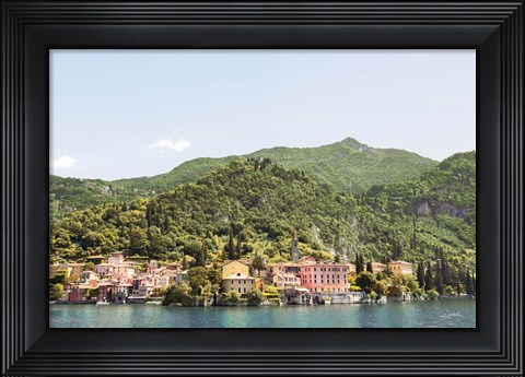 Framed Lake Como Village III Print