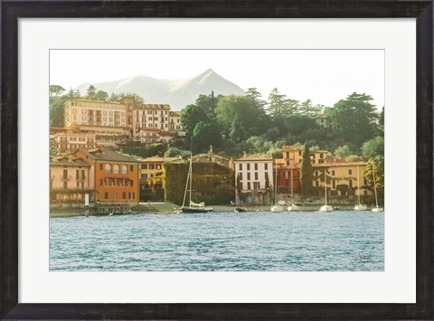 Framed Lake Como Morning Print