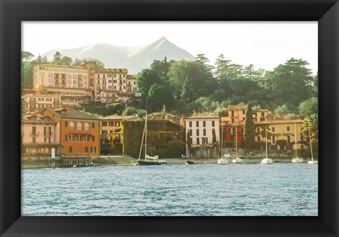 Framed Lake Como Morning Print