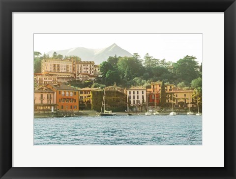 Framed Lake Como Morning Print