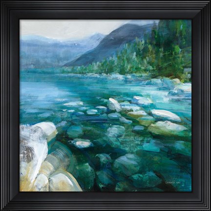 Framed Western Lake II Print