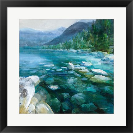 Framed Western Lake II Print