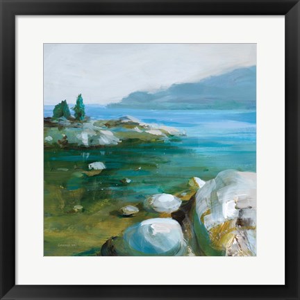 Framed Western Lake I Print