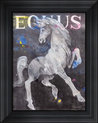 Framed Equus Stallion Print
