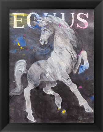 Framed Equus Stallion Print