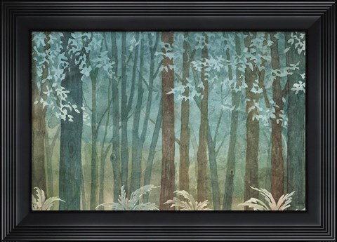Framed Woodland Love I Rustic Print
