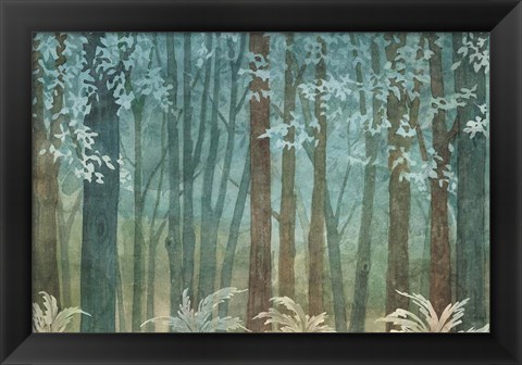 Framed Woodland Love I Rustic Print