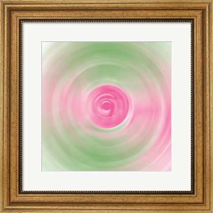 Framed Twirling Garden I Print