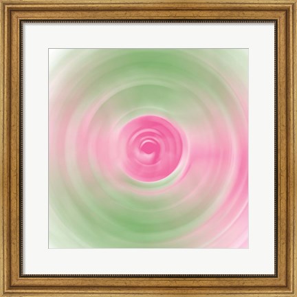 Framed Twirling Garden I Print