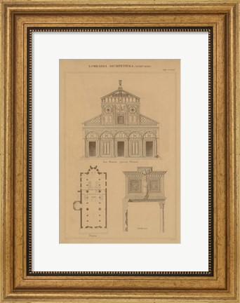 Framed Architecture of Italy Print