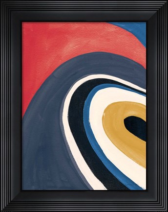 Framed In the Groove I Retro Print