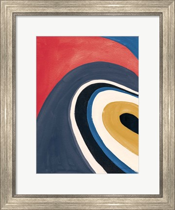 Framed In the Groove I Retro Print