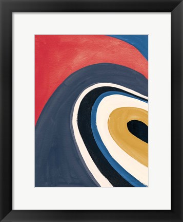 Framed In the Groove I Retro Print