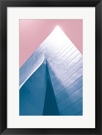 Framed Skyscraper III Bright Print