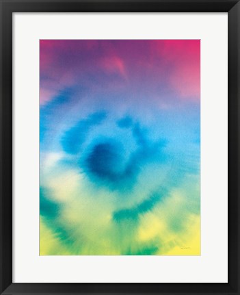 Framed Dip Dye IV Bright Print