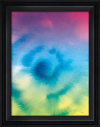 Framed Dip Dye IV Bright Print