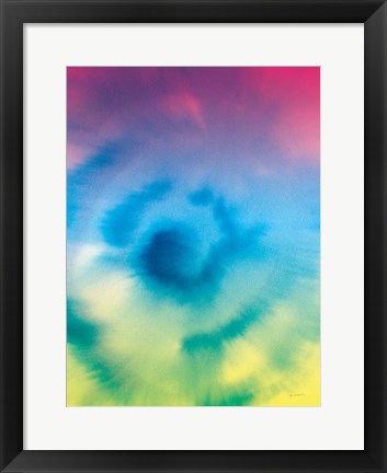 Framed Dip Dye IV Bright Print