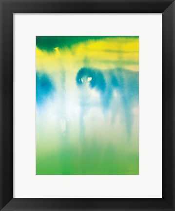 Framed Dip Dye III Bright Print