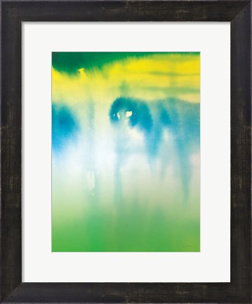 Framed Dip Dye III Bright Print