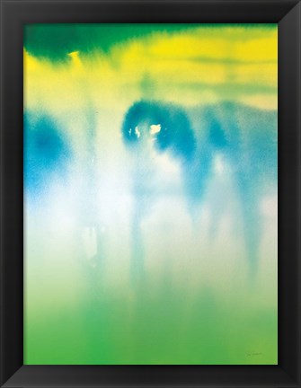 Framed Dip Dye III Bright Print