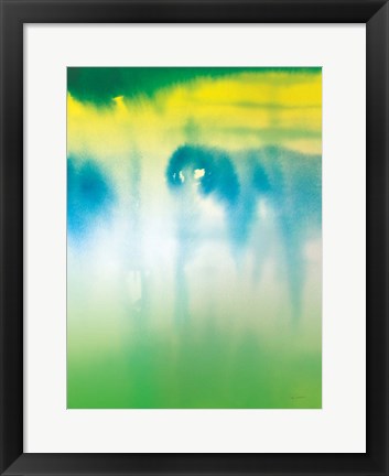 Framed Dip Dye III Bright Print