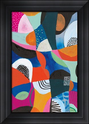 Framed Overflow II Print