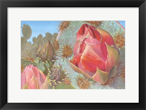Framed Desert Garden Print