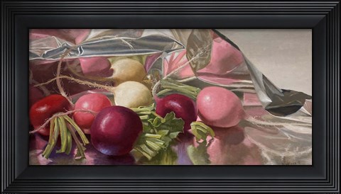 Framed Six Radishes Print