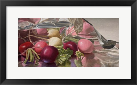 Framed Six Radishes Print