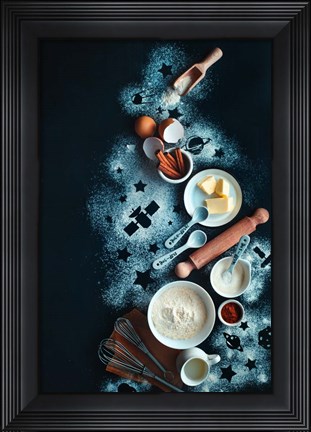 Framed Baking For Stargazers Print