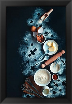 Framed Baking For Stargazers Print