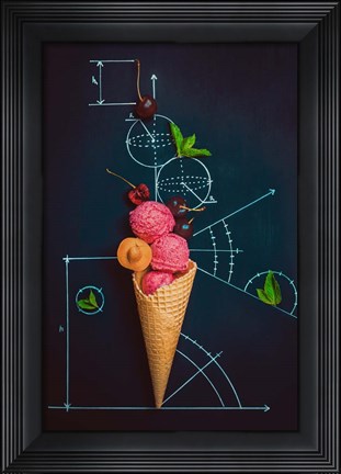 Framed Summer Homework Print