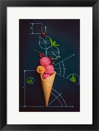 Framed Summer Homework Print