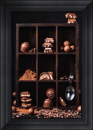 Framed Chocolate Collection Print