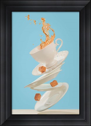 Framed Coffee For A Stage Magician Print