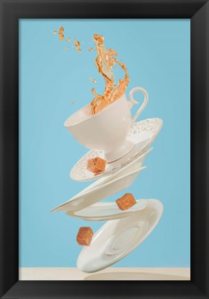 Framed Coffee For A Stage Magician Print