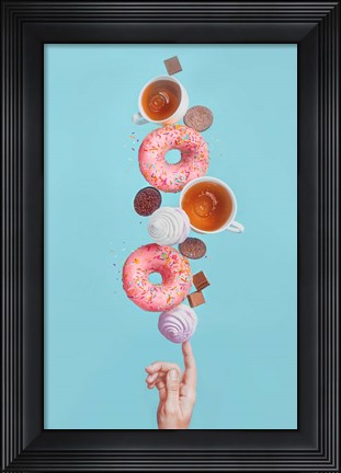 Framed Weekend Donuts Print