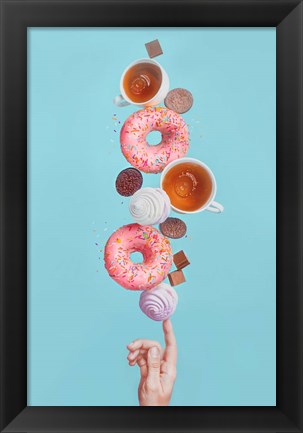 Framed Weekend Donuts Print