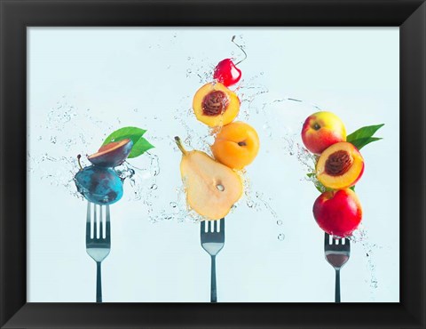 Framed Making Fruit Salad Print