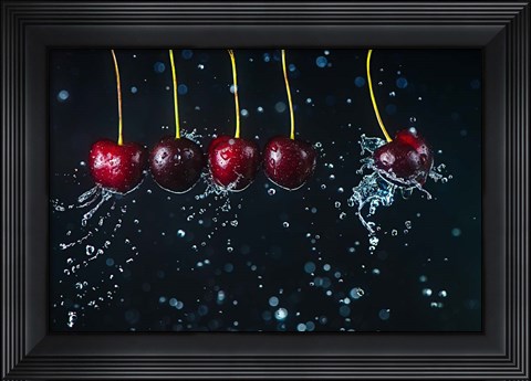 Framed Newton&#39;s Cradle Print