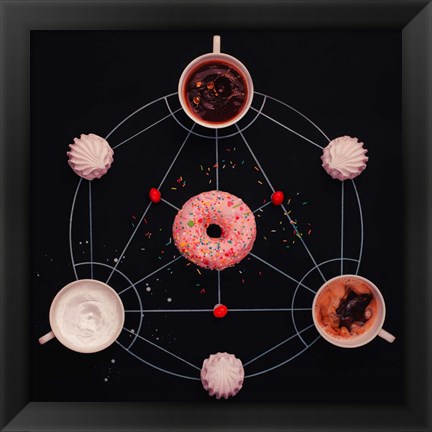 Framed Sweet Alchemy Of Cooking Print