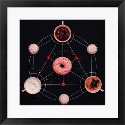 Framed Sweet Alchemy Of Cooking Print