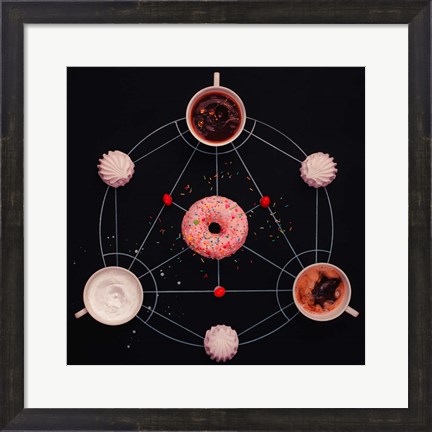 Framed Sweet Alchemy Of Cooking Print