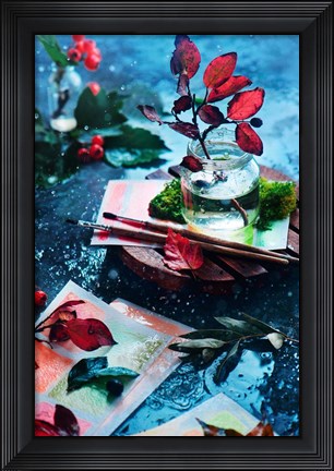 Framed Shades Of October Print