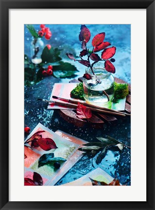 Framed Shades Of October Print