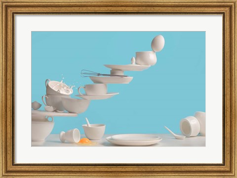 Framed One Touch Omelette Print